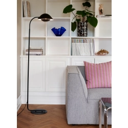 kinkiecik.pl Czarna lampa podłogowa Freya - Nordlux, metalowa 2213124003